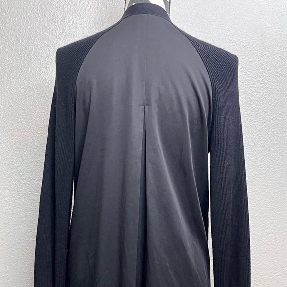 Lululemon Still At Ease Cashlu Black Business Casual Open Front Cardigan - Picture 7 of 13